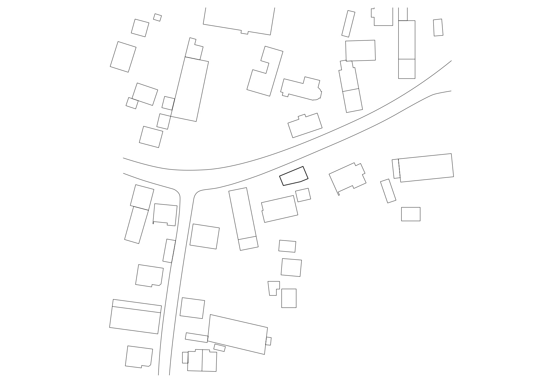 Haus A, Schwarzplan