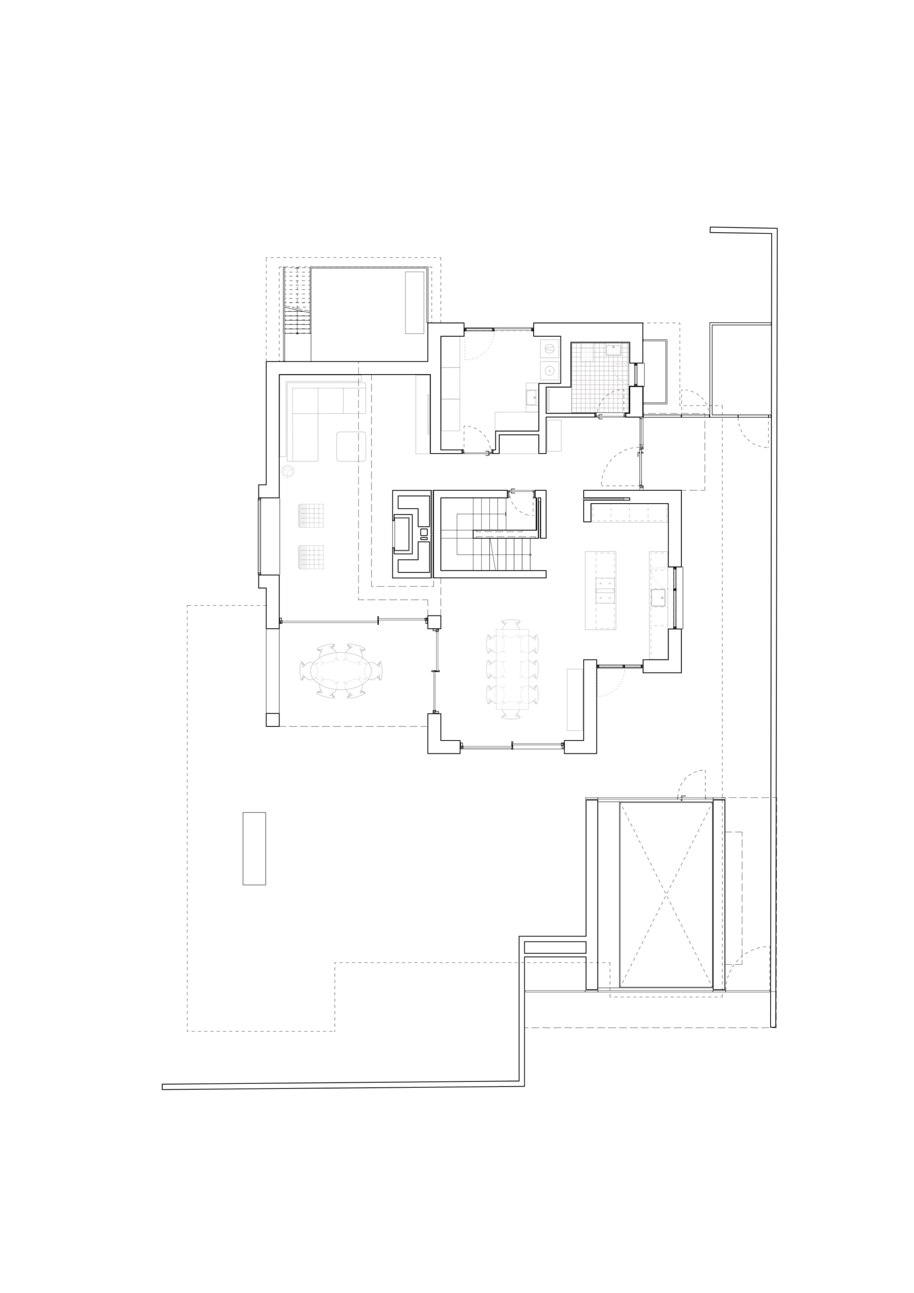 Villa N, Grundriss EG