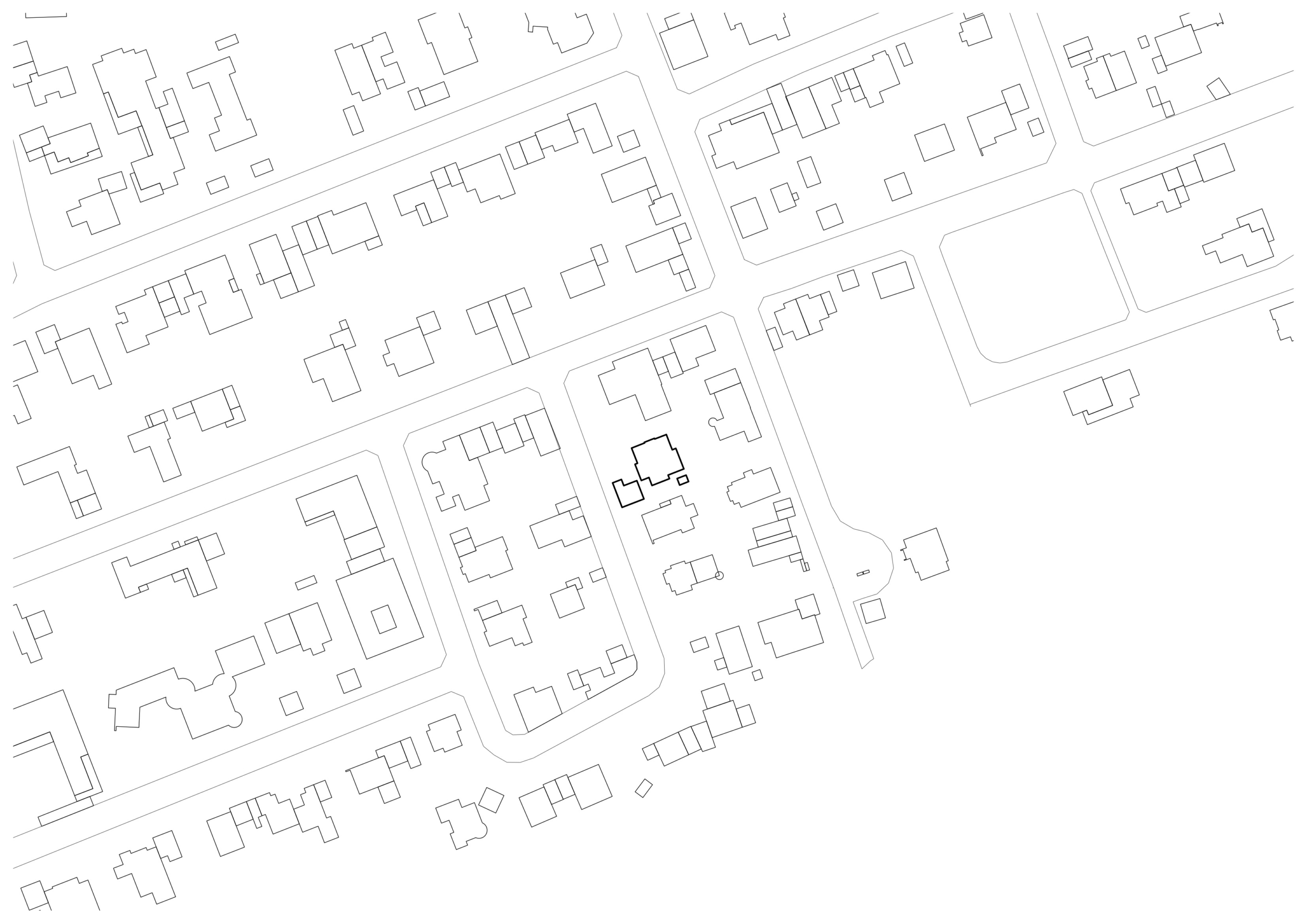 Villa N, Schwarzplan